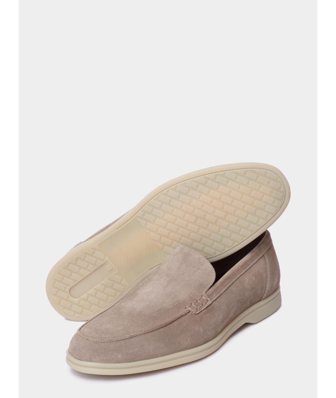 PREMIATA Бежевые замшевые лоферы, фото 4