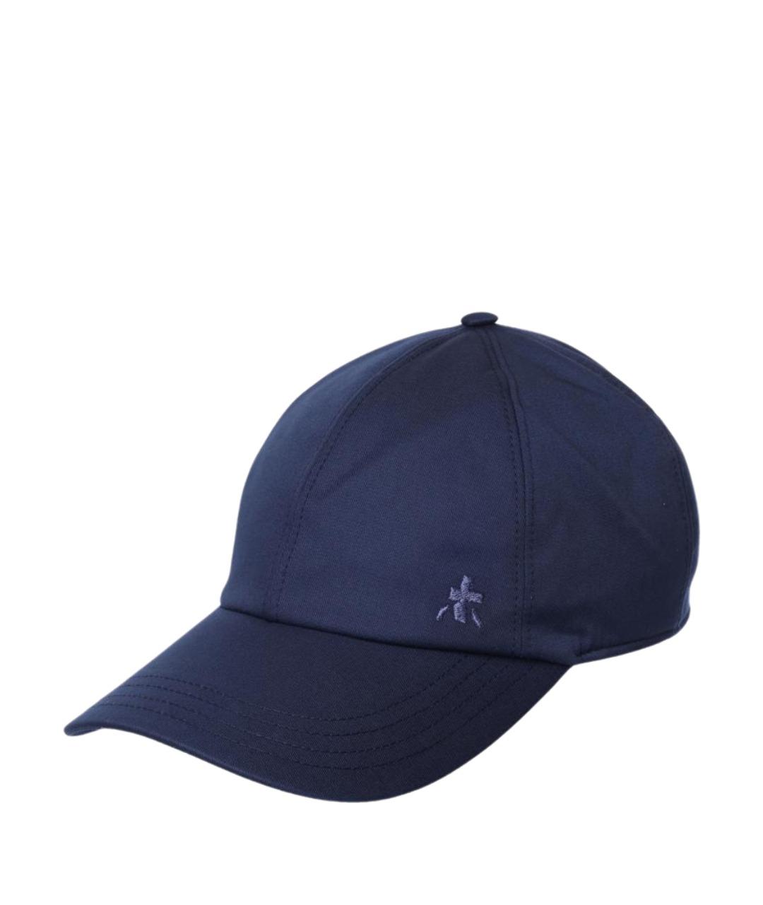 PREMIATA Темно-синяя хлопковая кепка/бейсболка, фото 1