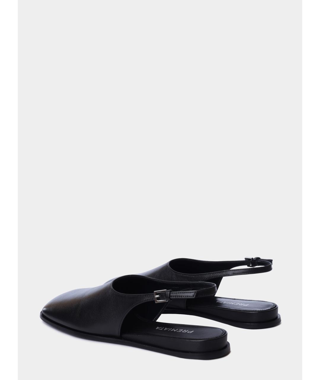 PREMIATA Черные кожаные мюли, фото 6