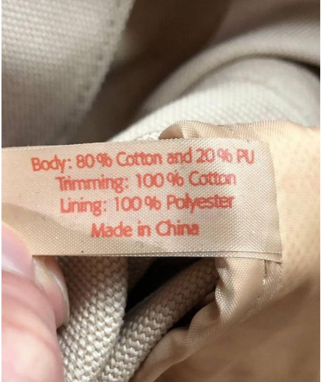 GIVENCHY Бежевая тканевая сумка с короткими ручками, фото 6