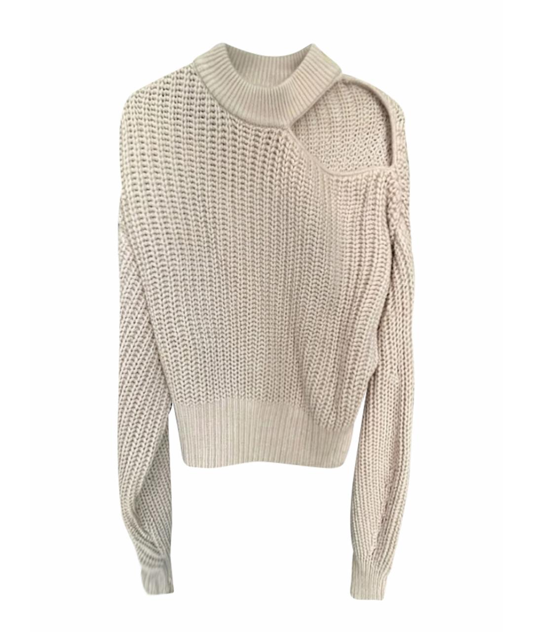 SELF-PORTRAIT Бежевый хлопковый джемпер / свитер, фото 1