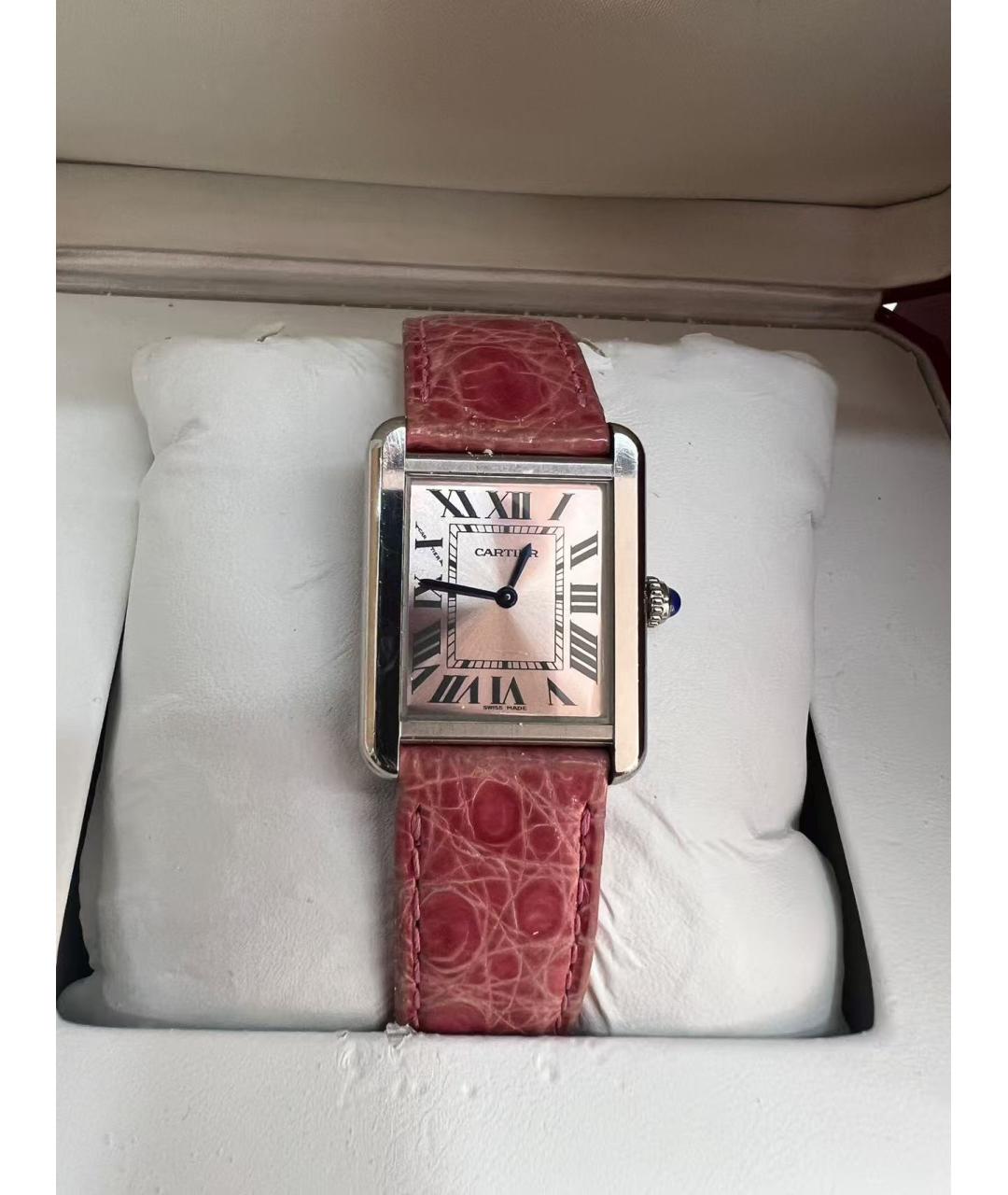 CARTIER Серебряные часы, фото 6