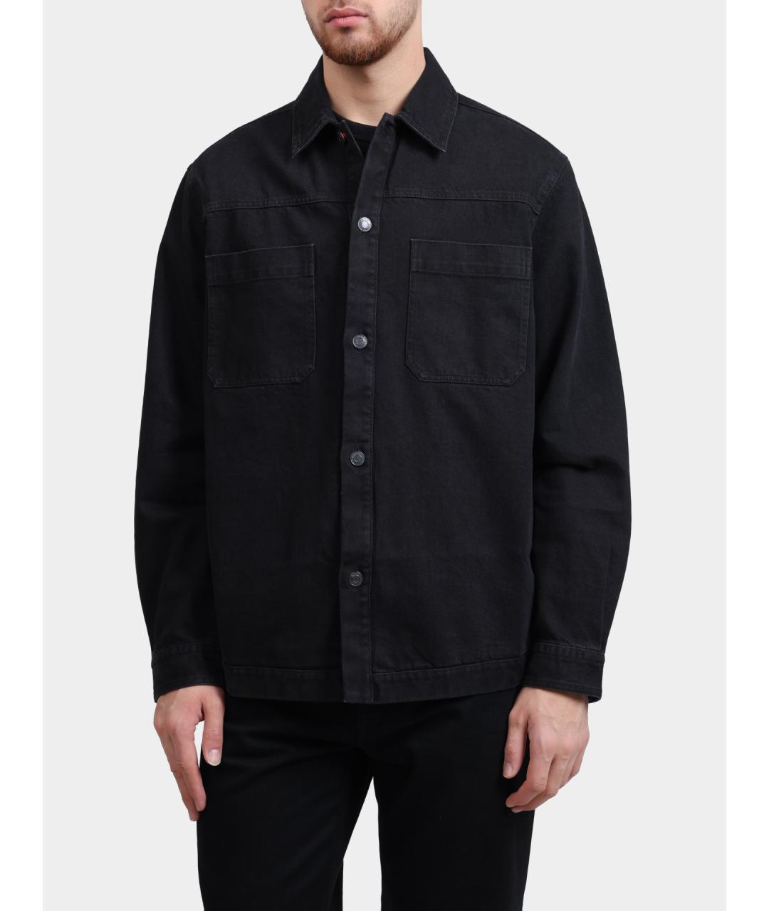 HUGO Черная кэжуал рубашка, фото 6