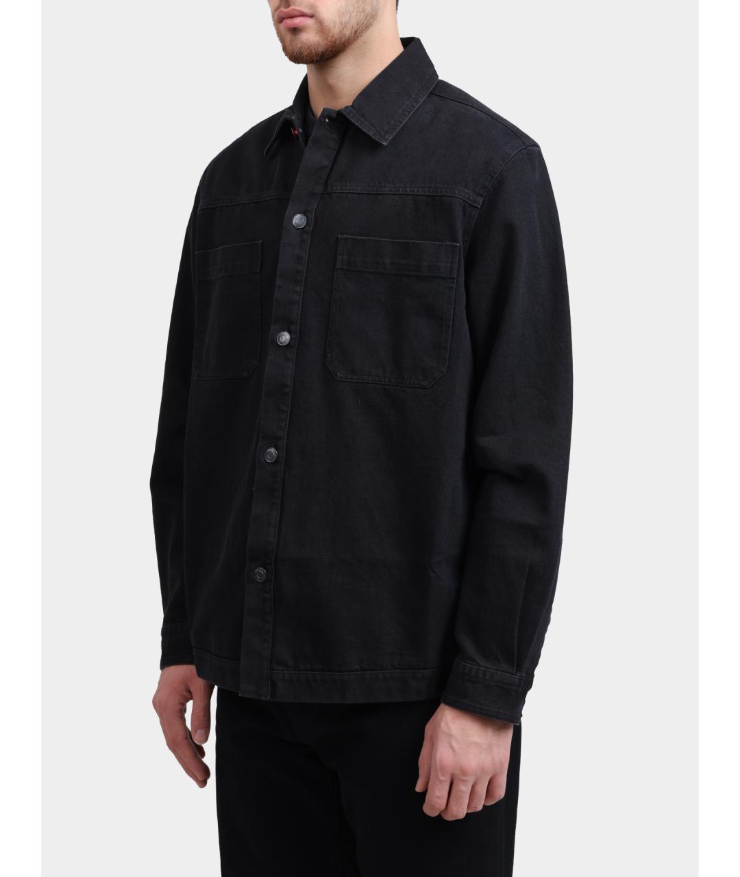 HUGO Черная кэжуал рубашка, фото 3