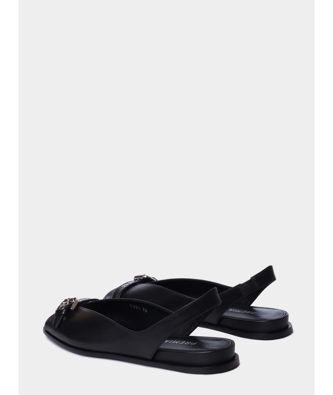 PREMIATA Черные кожаные балетки, фото 6