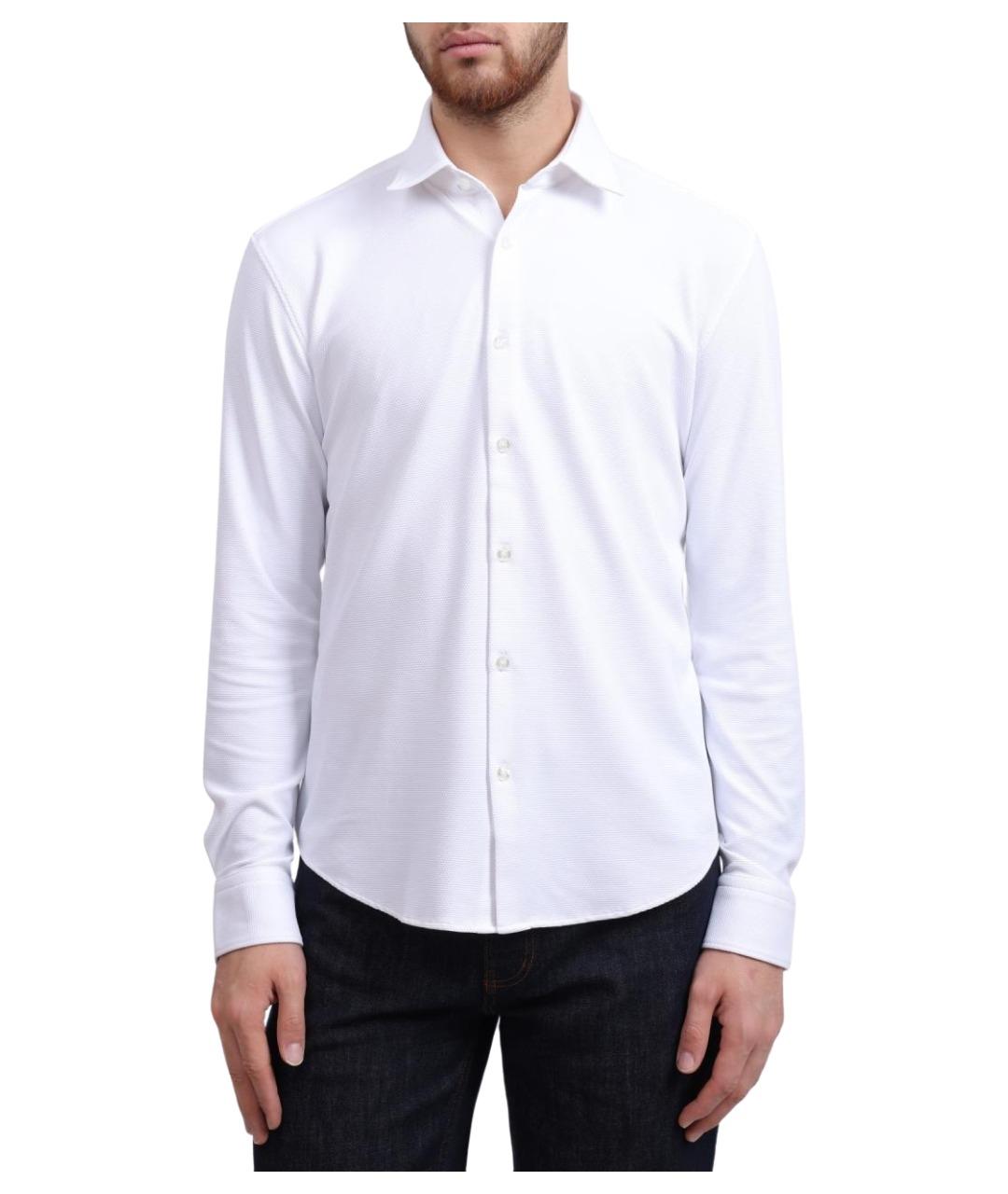 HUGO Белая кэжуал рубашка, фото 1