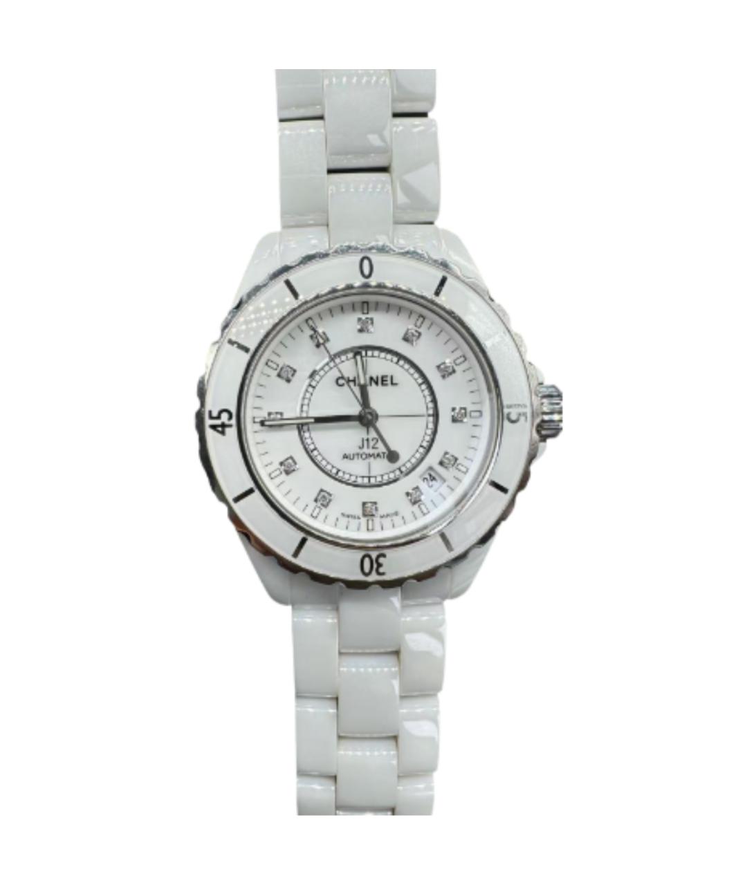CHANEL Белые керамические часы, фото 7