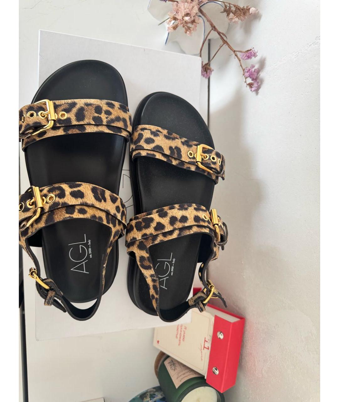 AGL Кожаные сандалии, фото 5