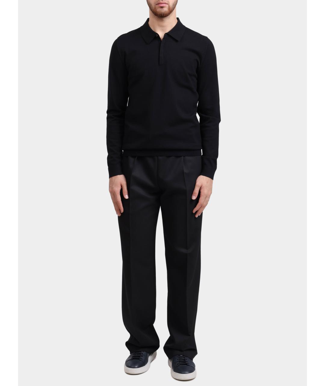 HUGO Черные повседневные брюки, фото 2