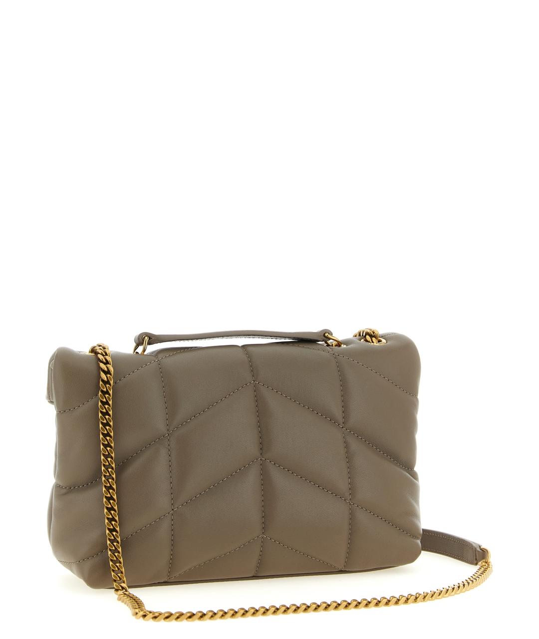 SAINT LAURENT Коричневая сумка через плечо, фото 2