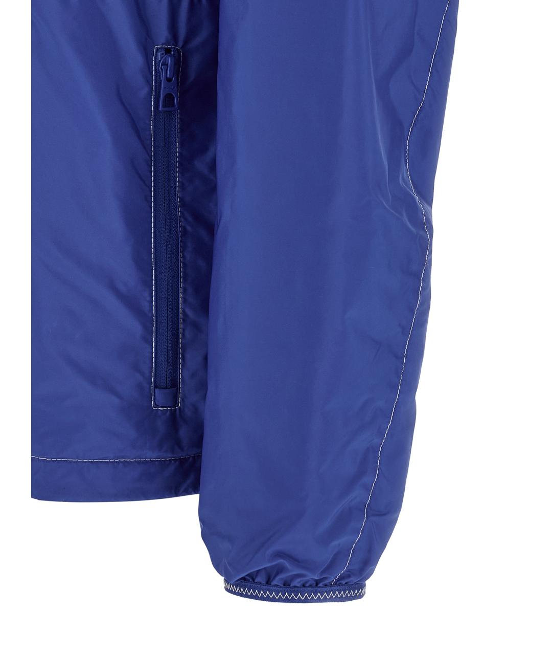 MONCLER Синяя полиамидовая куртка, фото 4