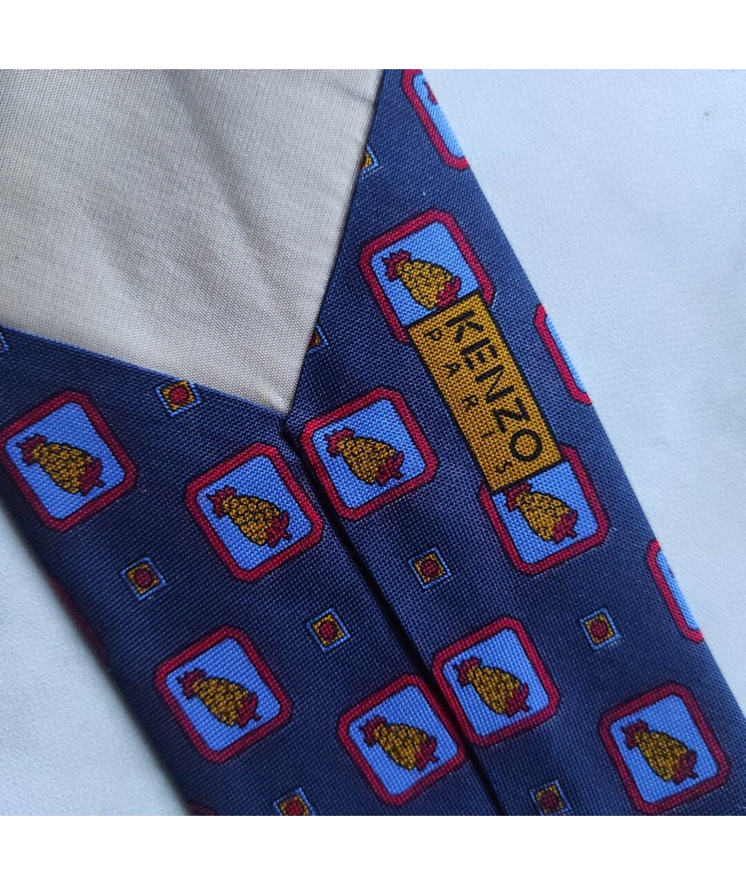 KENZO Мульти шелковый галстук, фото 9