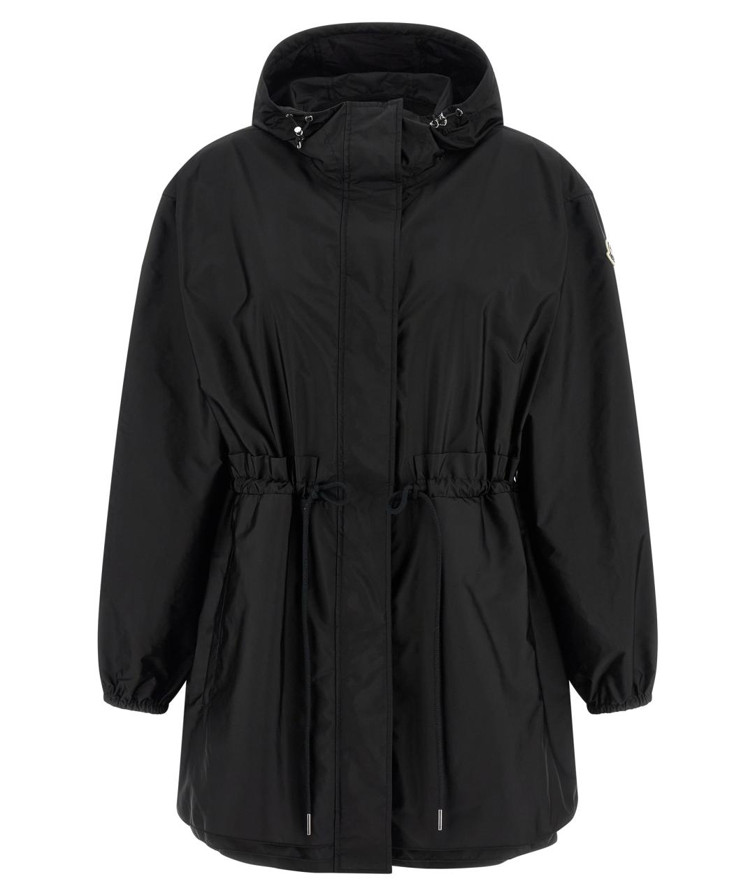 MONCLER Черная полиамидовая куртка, фото 1