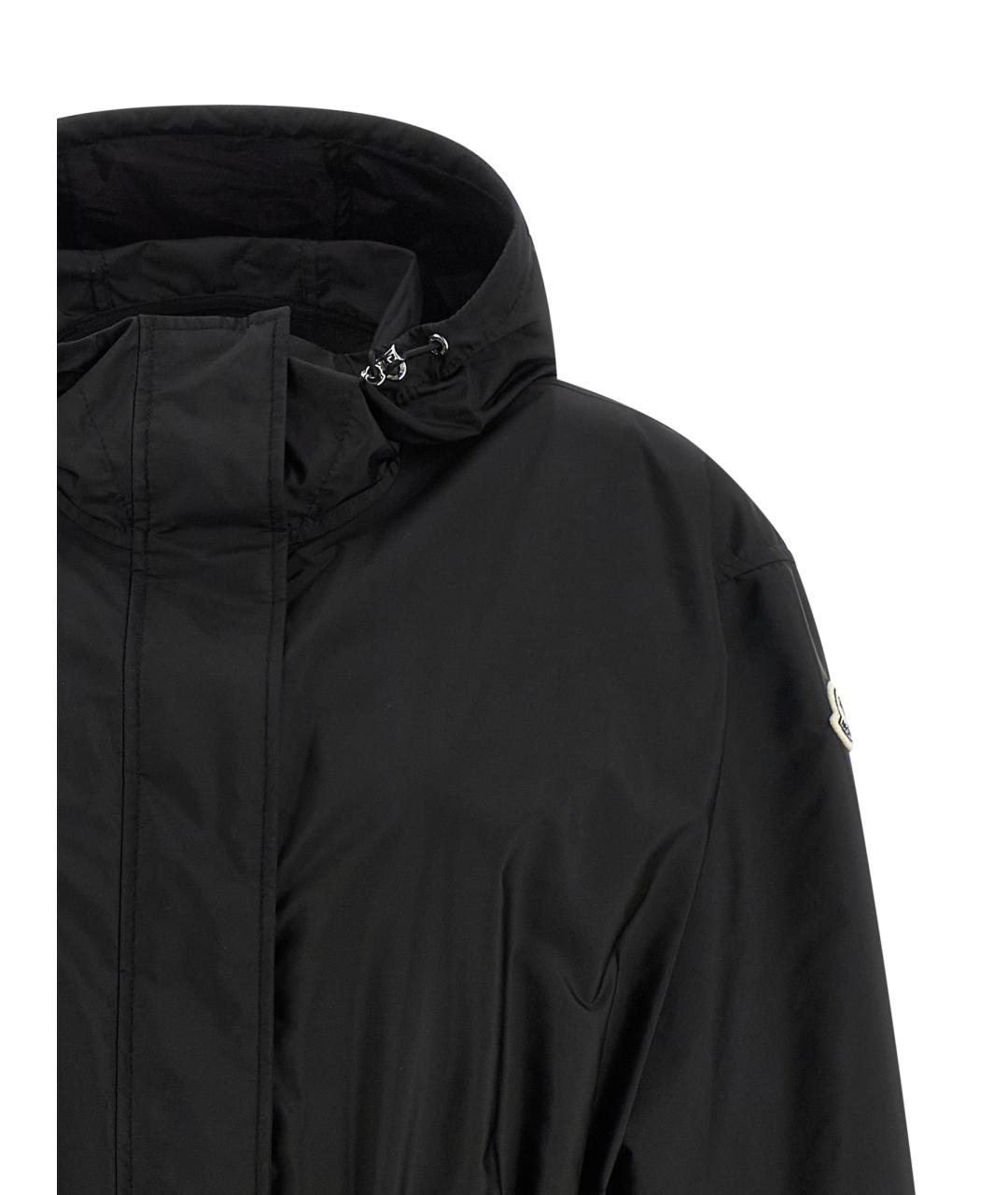 MONCLER Черная полиамидовая куртка, фото 3