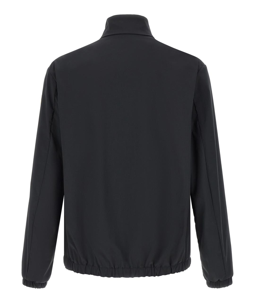 MONCLER Черная полиэстеровая куртка, фото 2