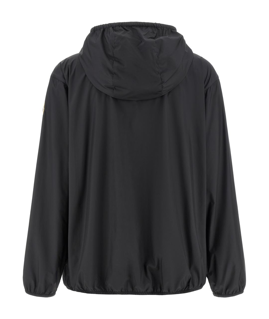 MONCLER Черная полиэстеровая куртка, фото 2