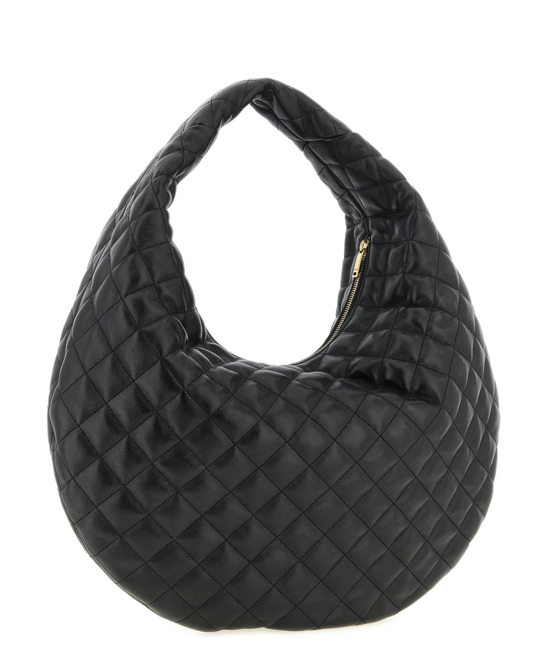 SAINT LAURENT Черная кожаная сумка тоут, фото 2