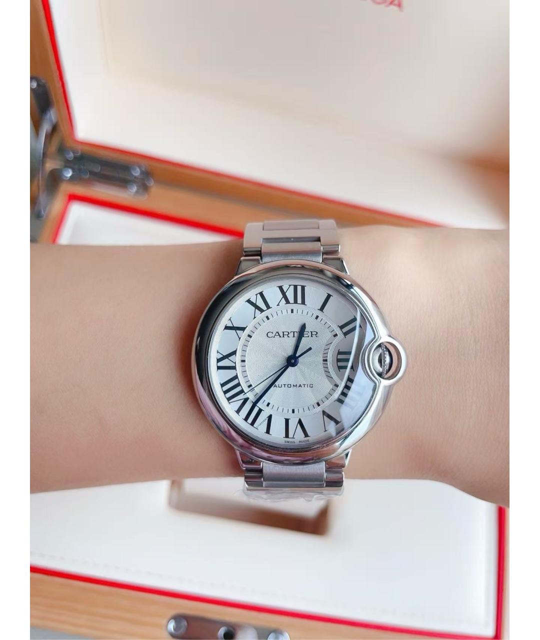 CARTIER Серебряные часы, фото 2