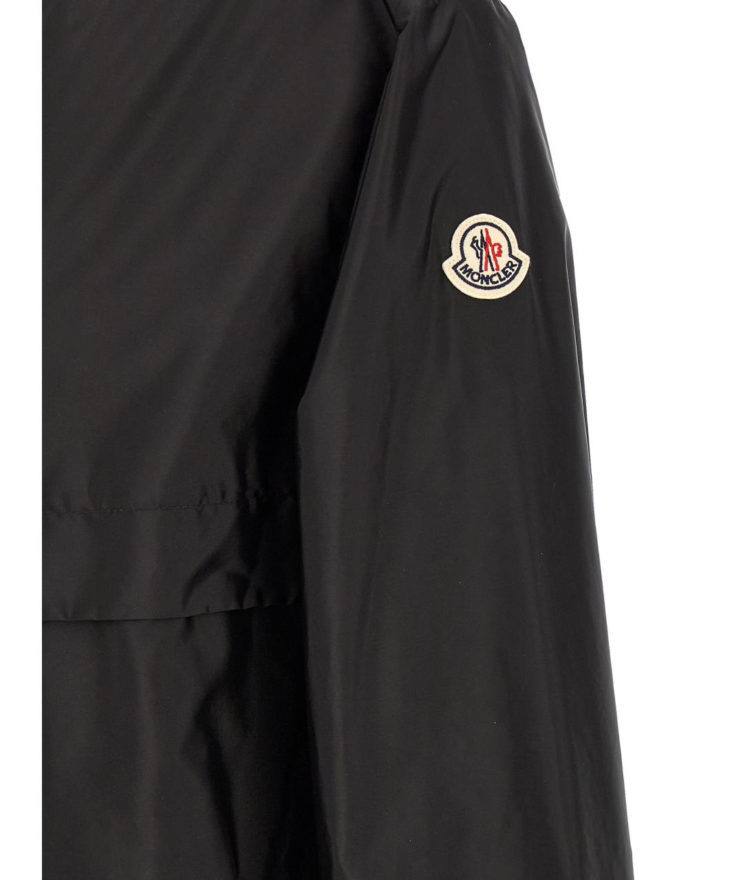 MONCLER Черная полиамидовая куртка, фото 5