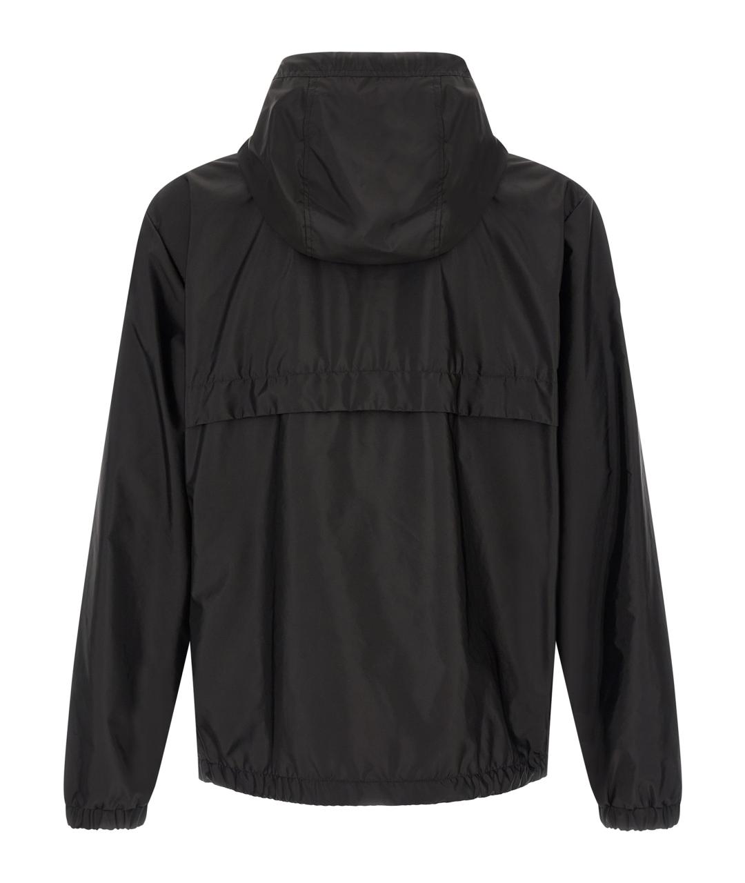 MONCLER Черная полиамидовая куртка, фото 2