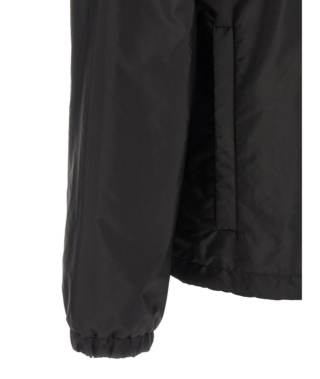 MONCLER Черная полиамидовая куртка, фото 4