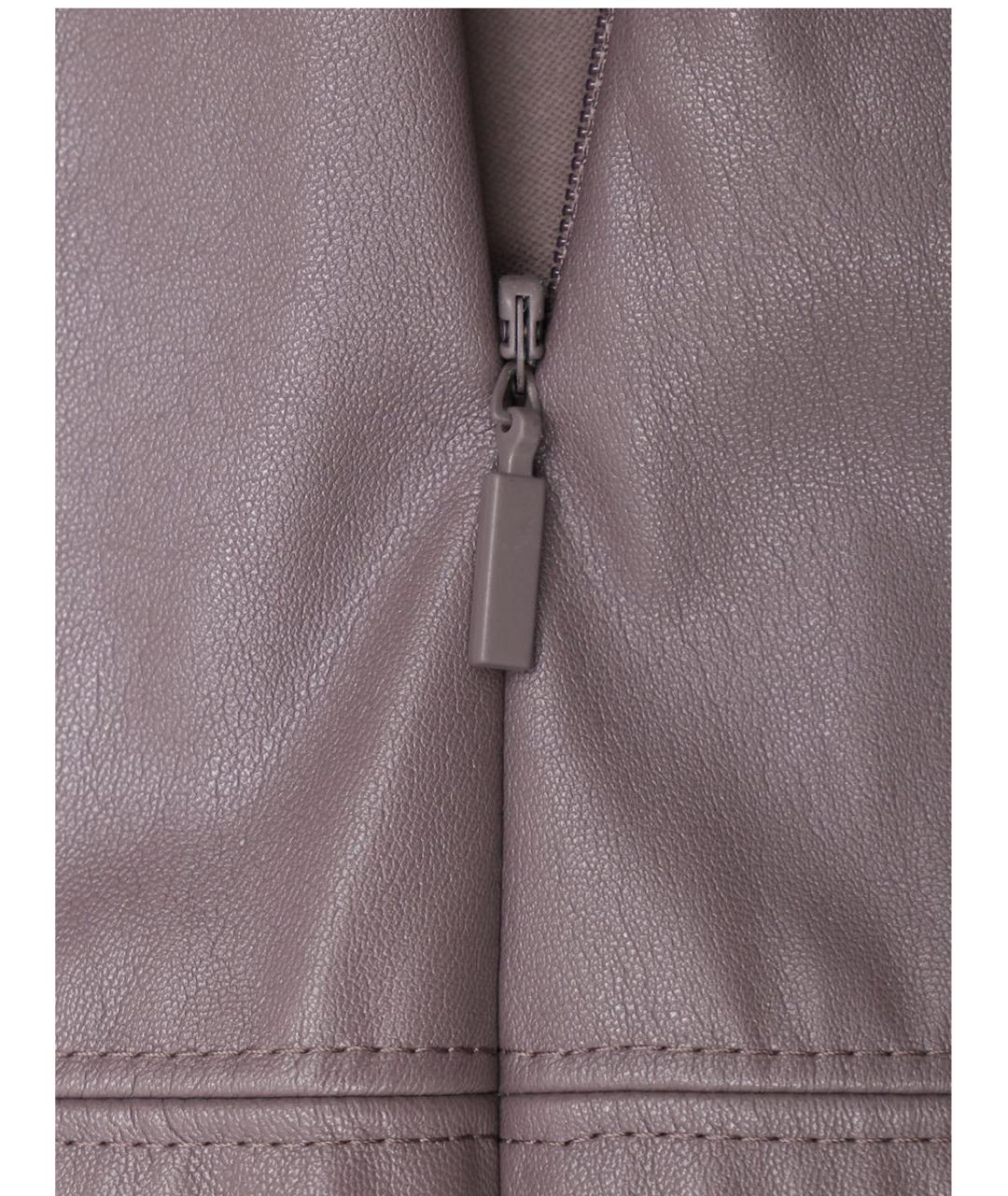 MAX MARA Коричневая полиэстеровая юбка миди, фото 4