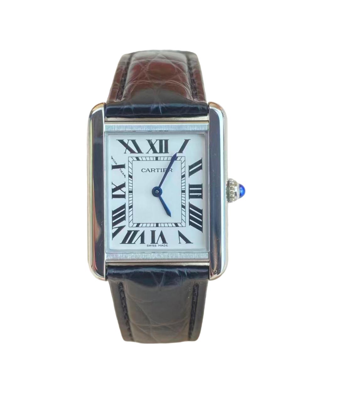 CARTIER Серебряные часы, фото 7