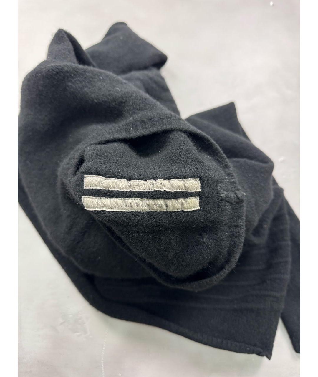 RICK OWENS Черный шерстяной джемпер / свитер, фото 7