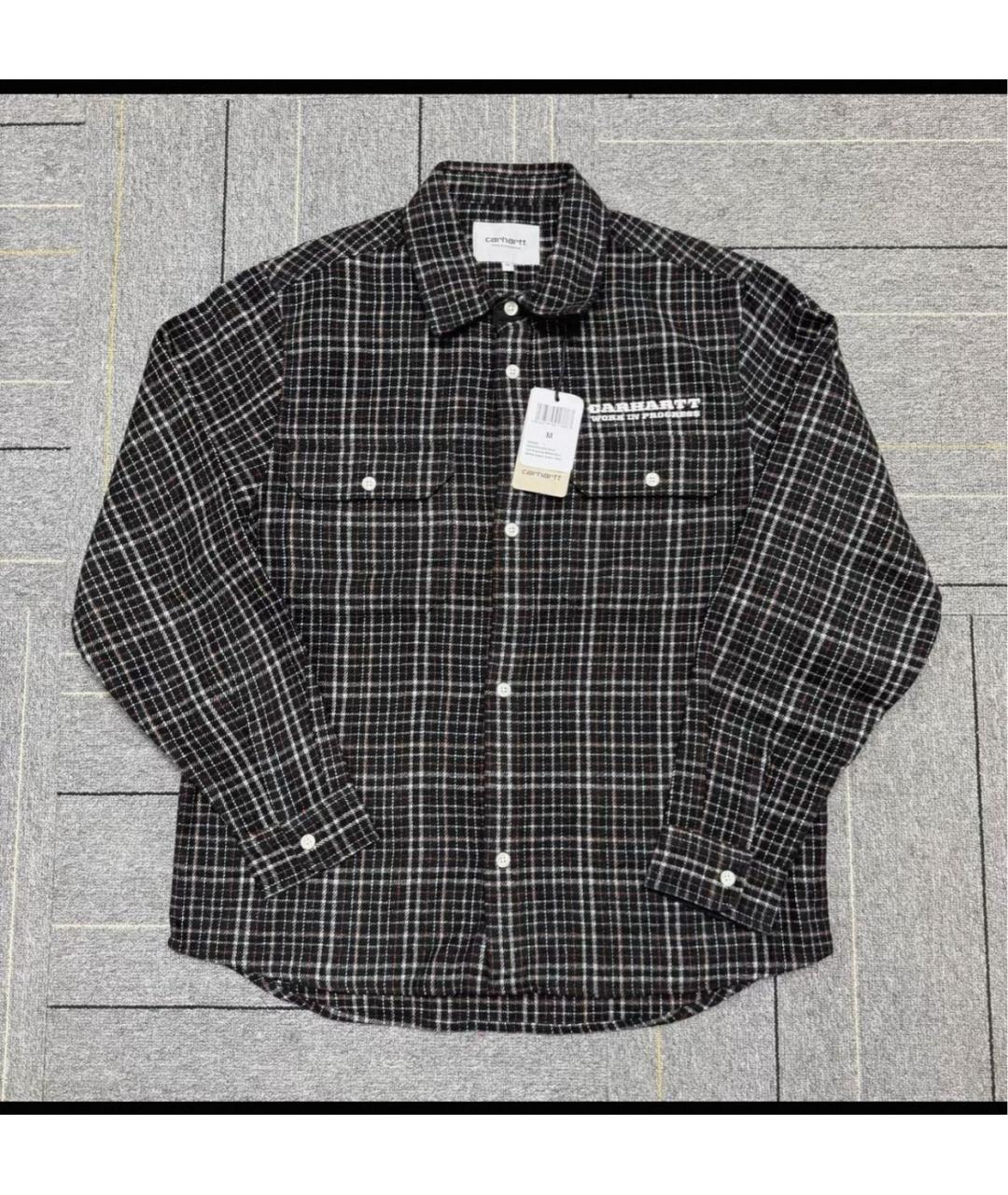 CARHARTT WIP Мульти хлопко-шерстяная кэжуал рубашка, фото 5