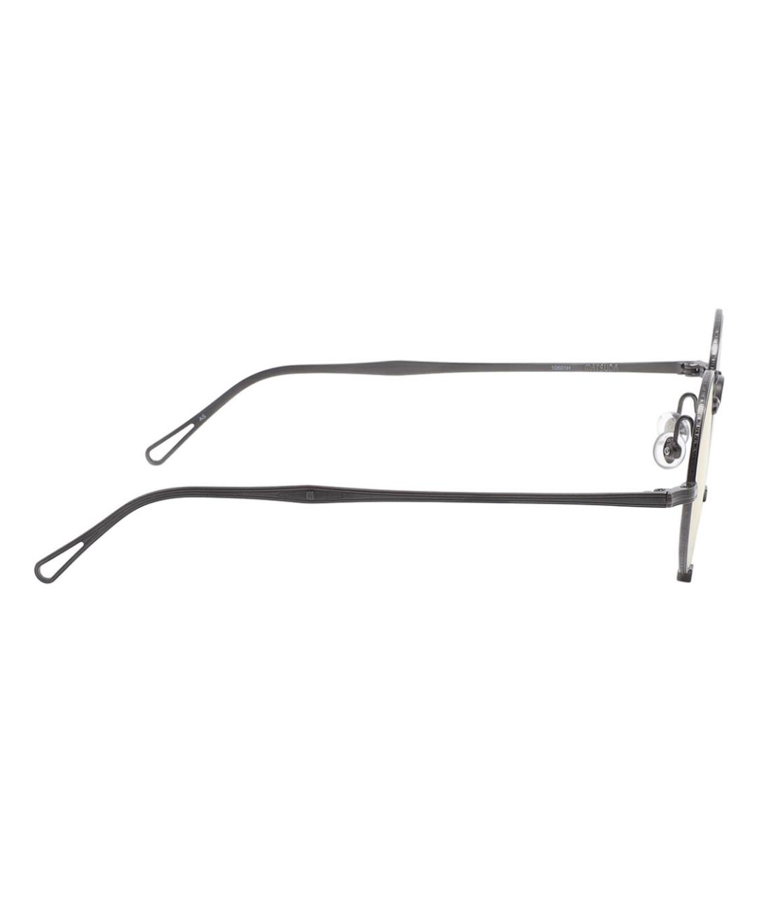 MATSUDA Серые металлические солнцезащитные очки, фото 3