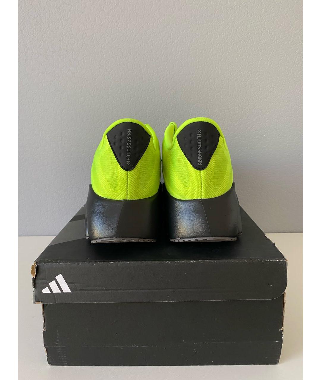 ADIDAS Салатовые текстильные низкие кроссовки / кеды, фото 5