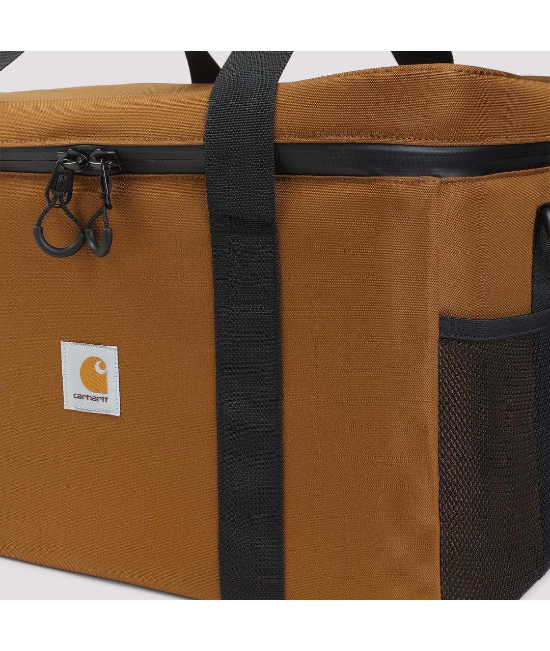 CARHARTT WIP Коричневая синтетическая сумка тоут, фото 4