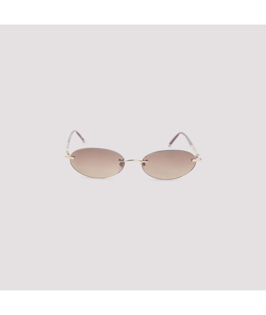 CHOPARD Мульти металлические солнцезащитные очки, фото 2