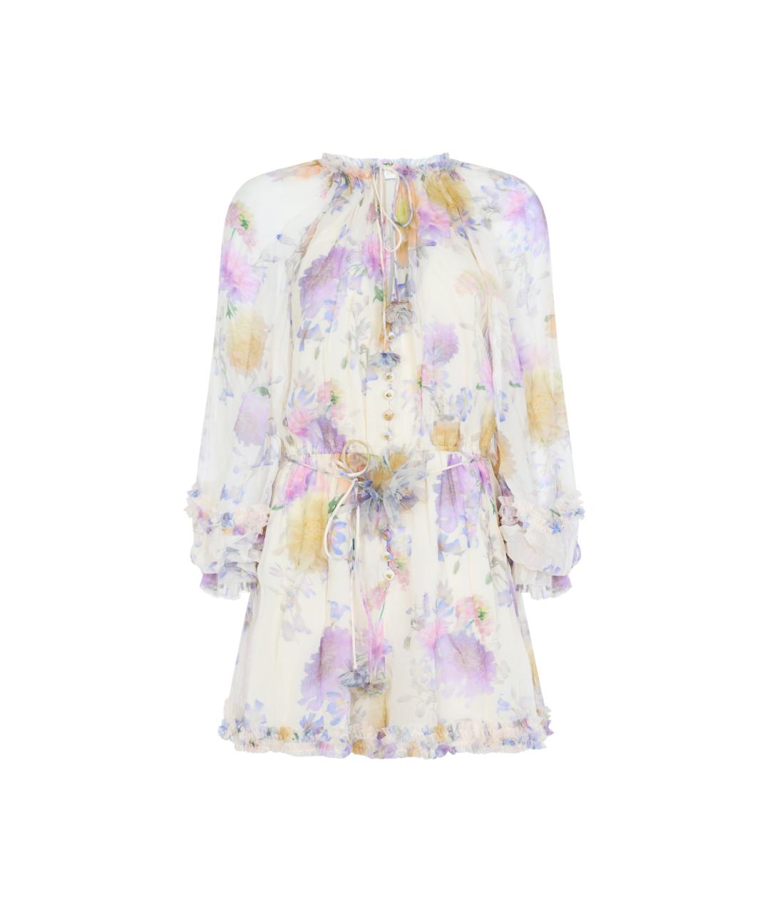 ZIMMERMANN Бежевый вискозный комбинезон, фото 1