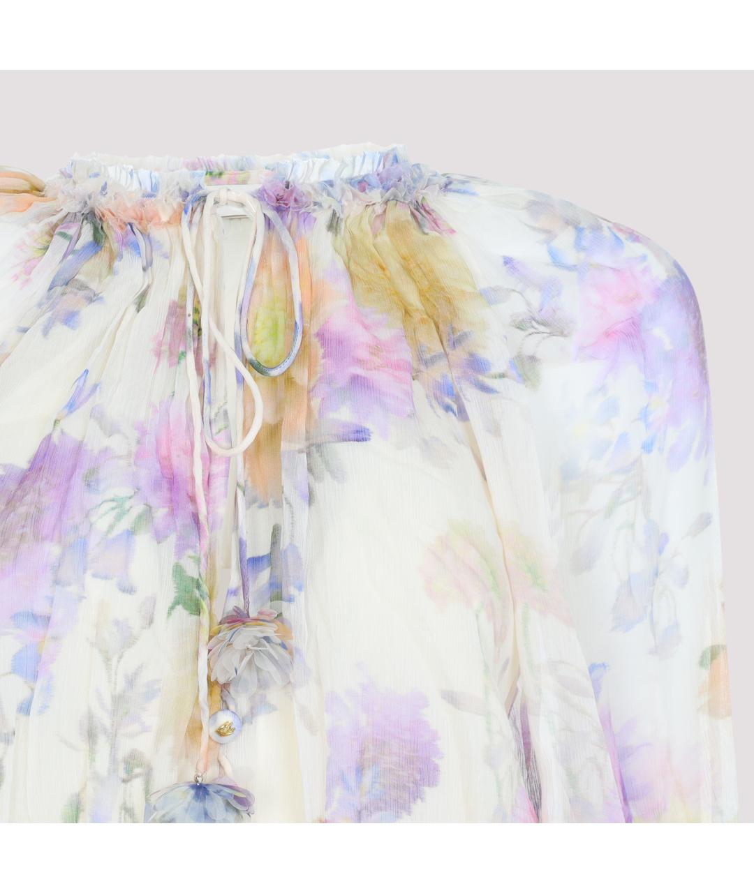 ZIMMERMANN Бежевый вискозный комбинезон, фото 4