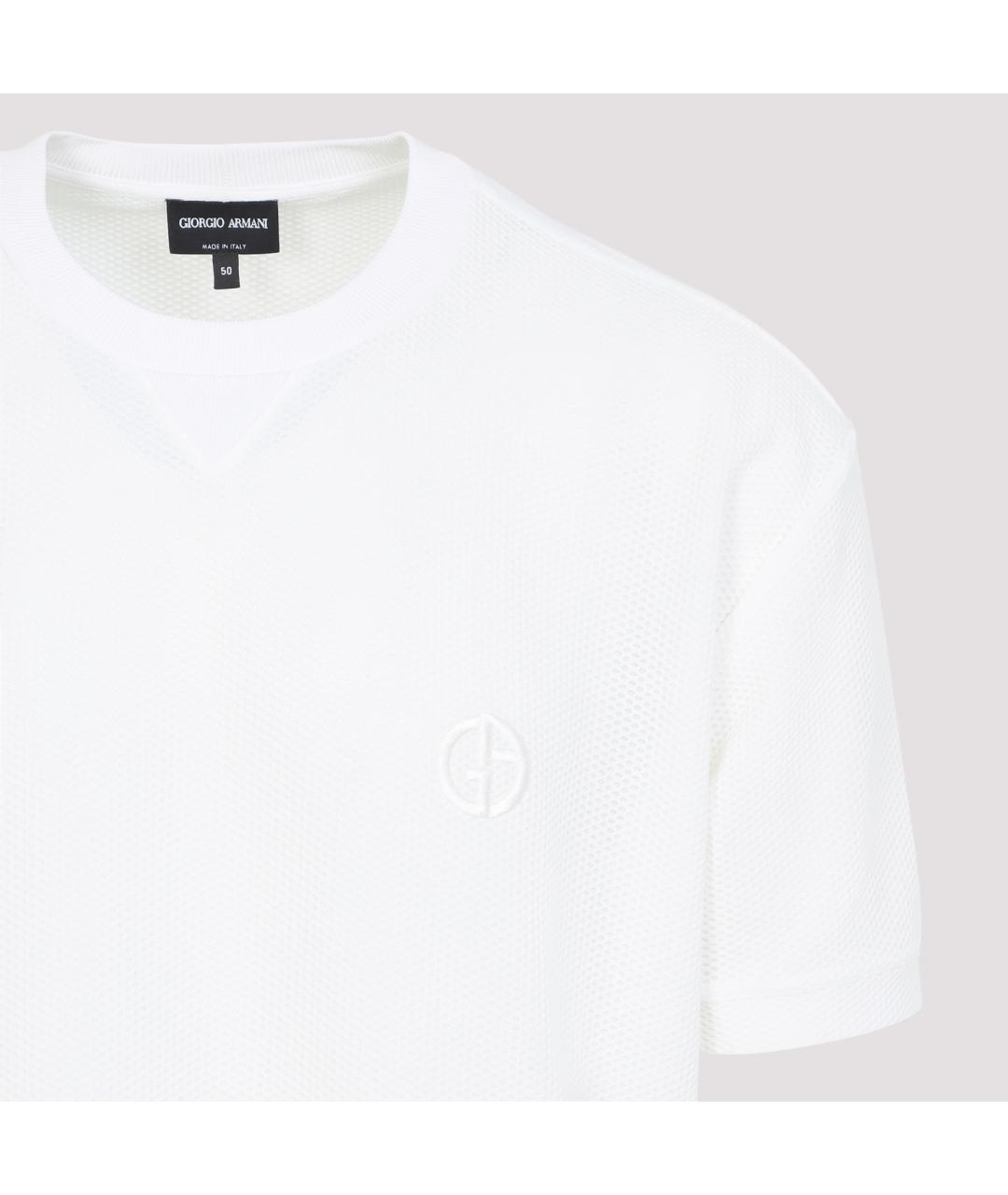 GIORGIO ARMANI Белая футболка, фото 3
