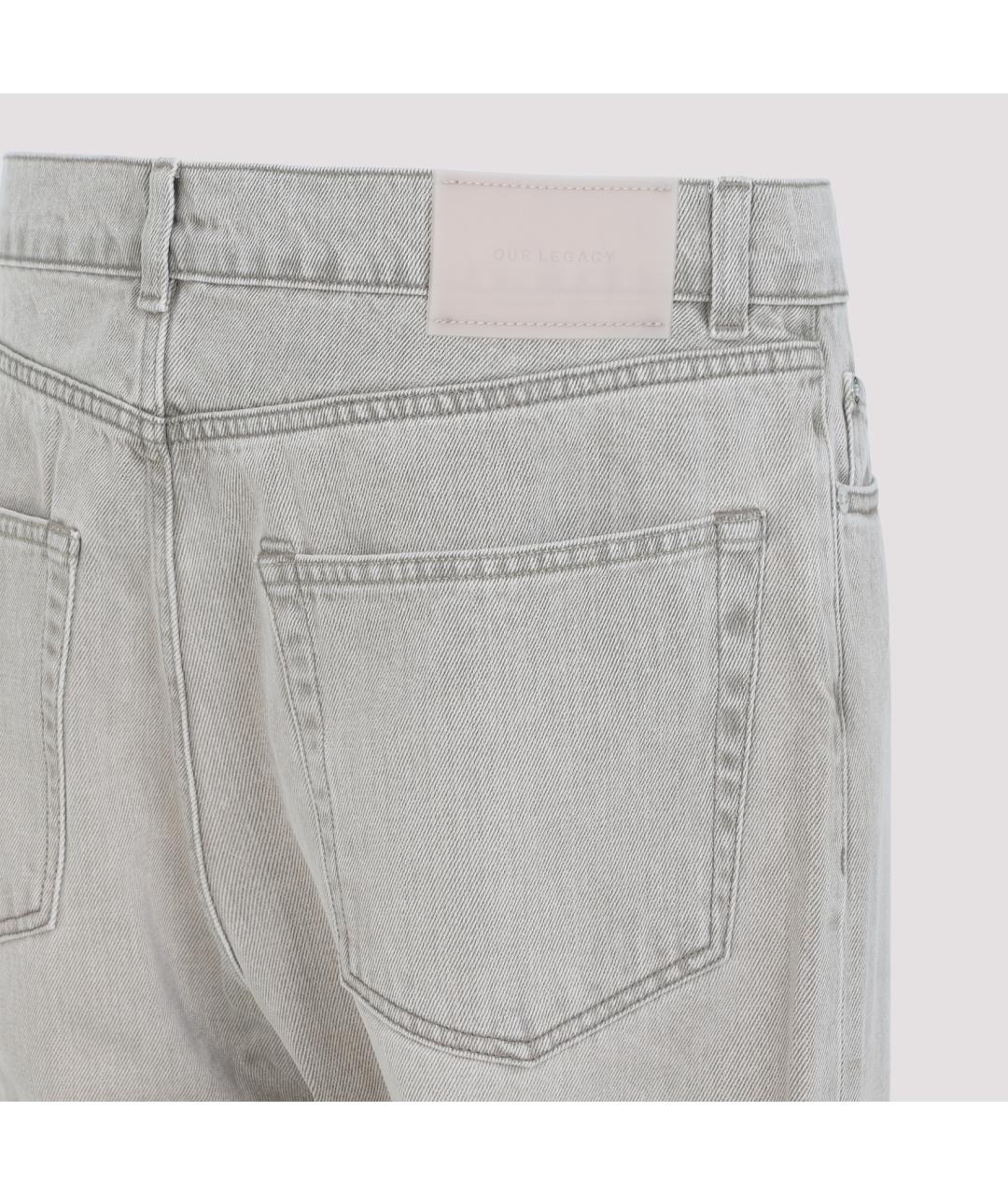 OUR LEGACY Хлопковые прямые джинсы, фото 3