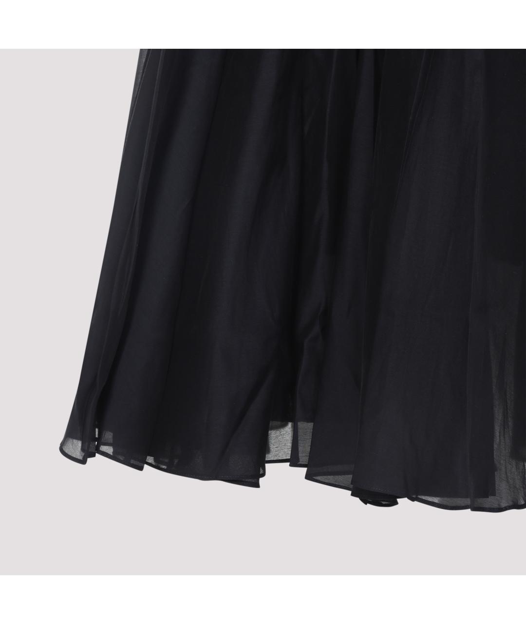 CO Черное хлопковое повседневное платье, фото 3