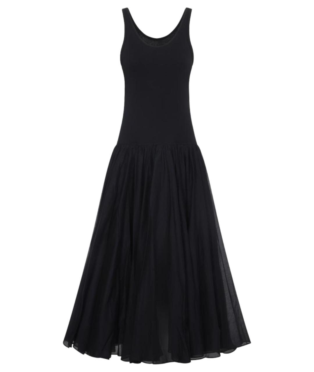 CO Черное хлопковое повседневное платье, фото 1