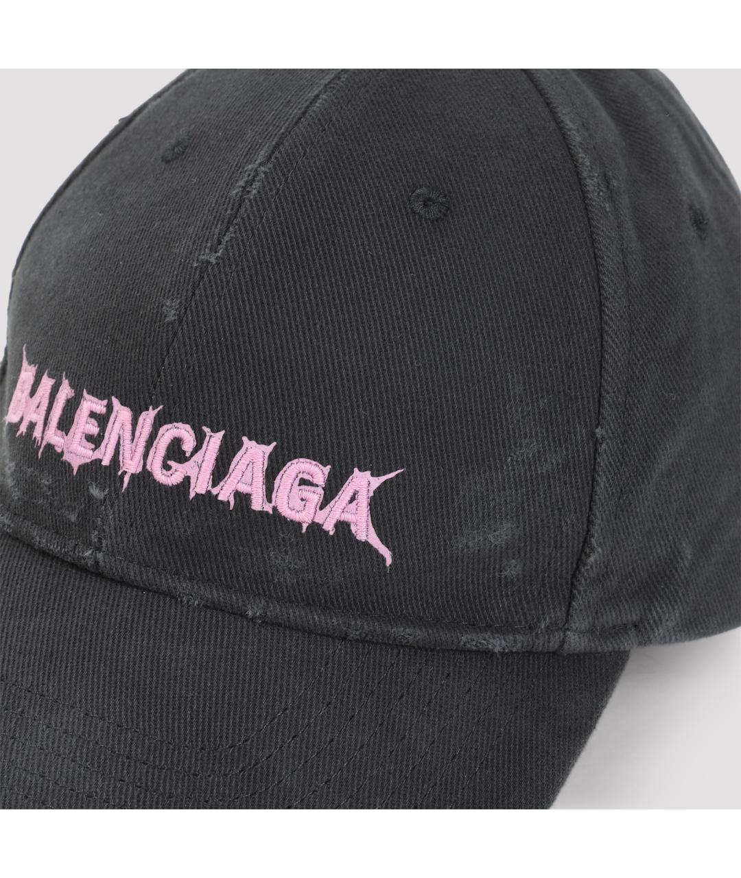BALENCIAGA Черная хлопковая кепка/бейсболка, фото 3