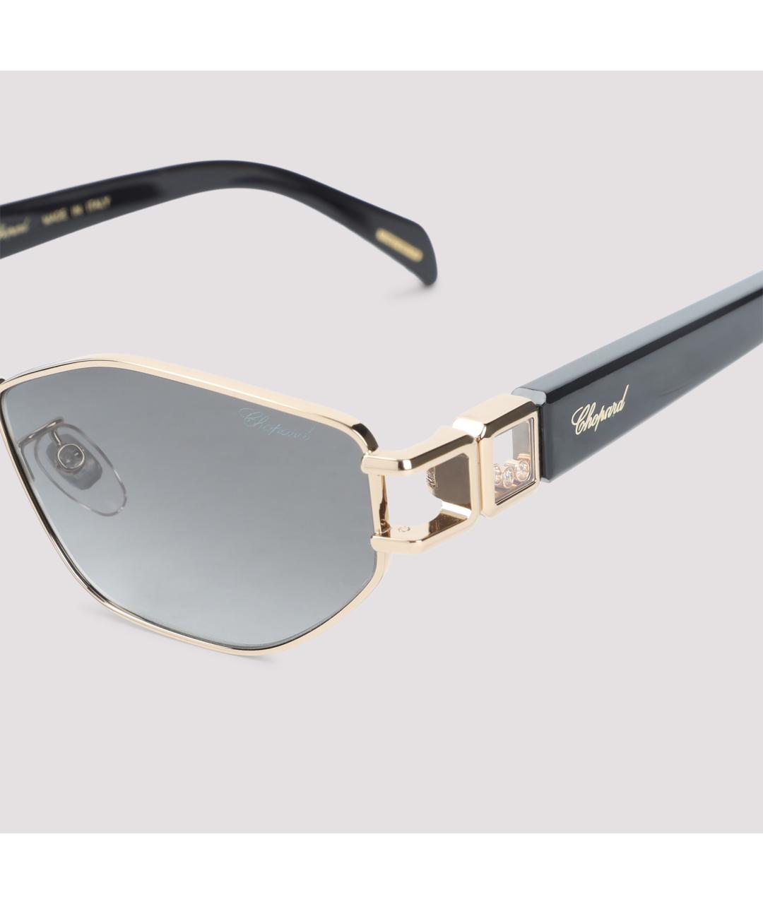 CHOPARD Мульти металлические солнцезащитные очки, фото 3
