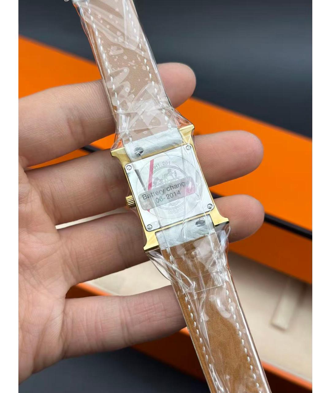 HERMES Золотые часы, фото 4