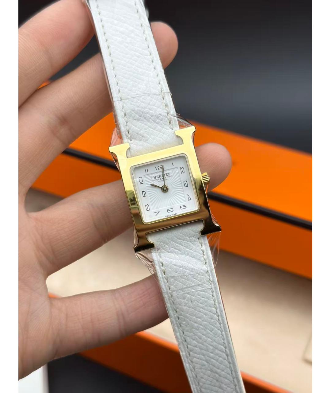 HERMES Золотые часы, фото 5