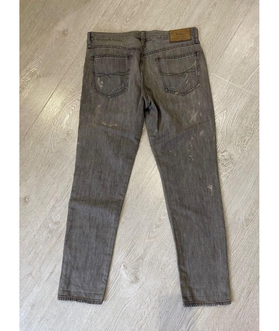POLO RALPH LAUREN Серые джинсы слим, фото 2