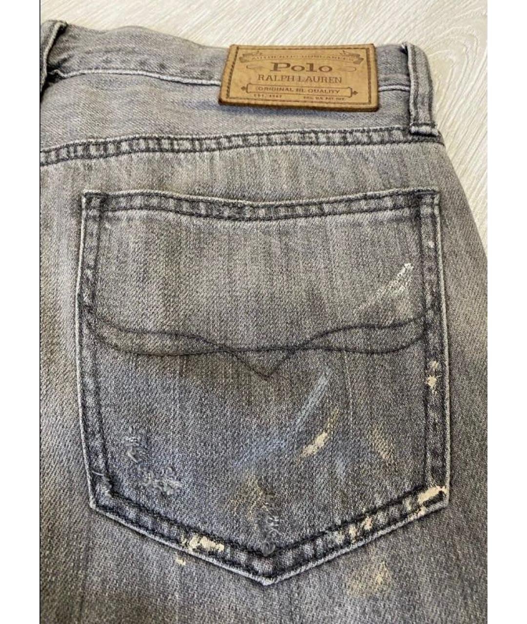 POLO RALPH LAUREN Серые джинсы слим, фото 6