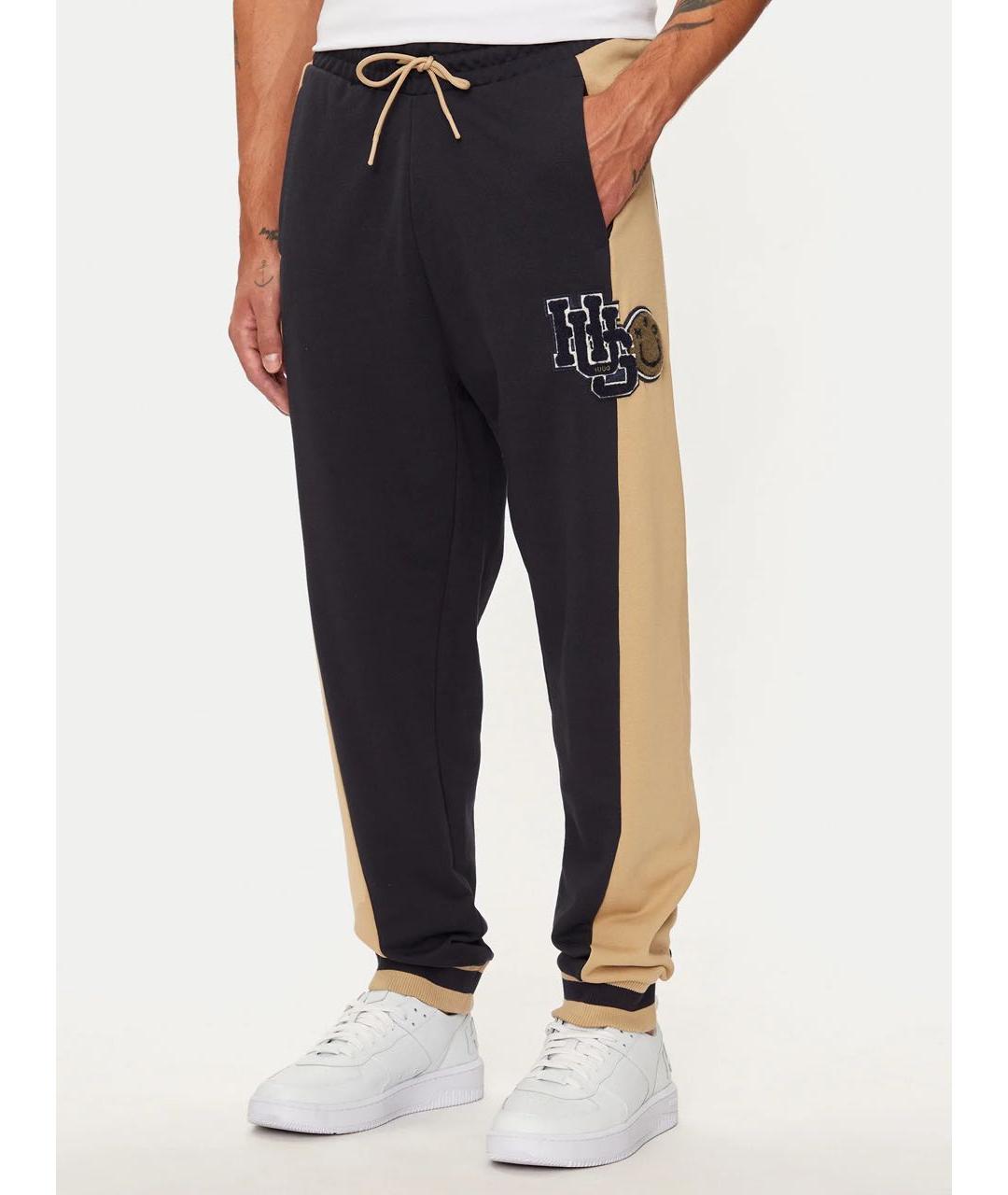 HUGO Темно-синий хлопковый спортивный костюм, фото 2