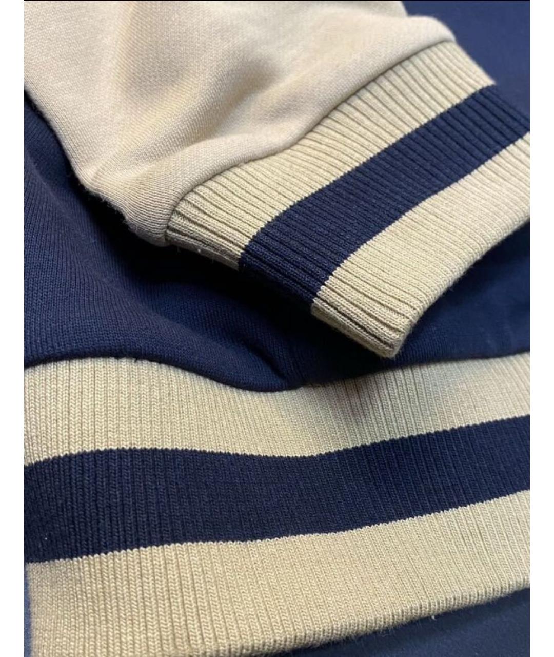 HUGO Темно-синий хлопковый спортивный костюм, фото 4