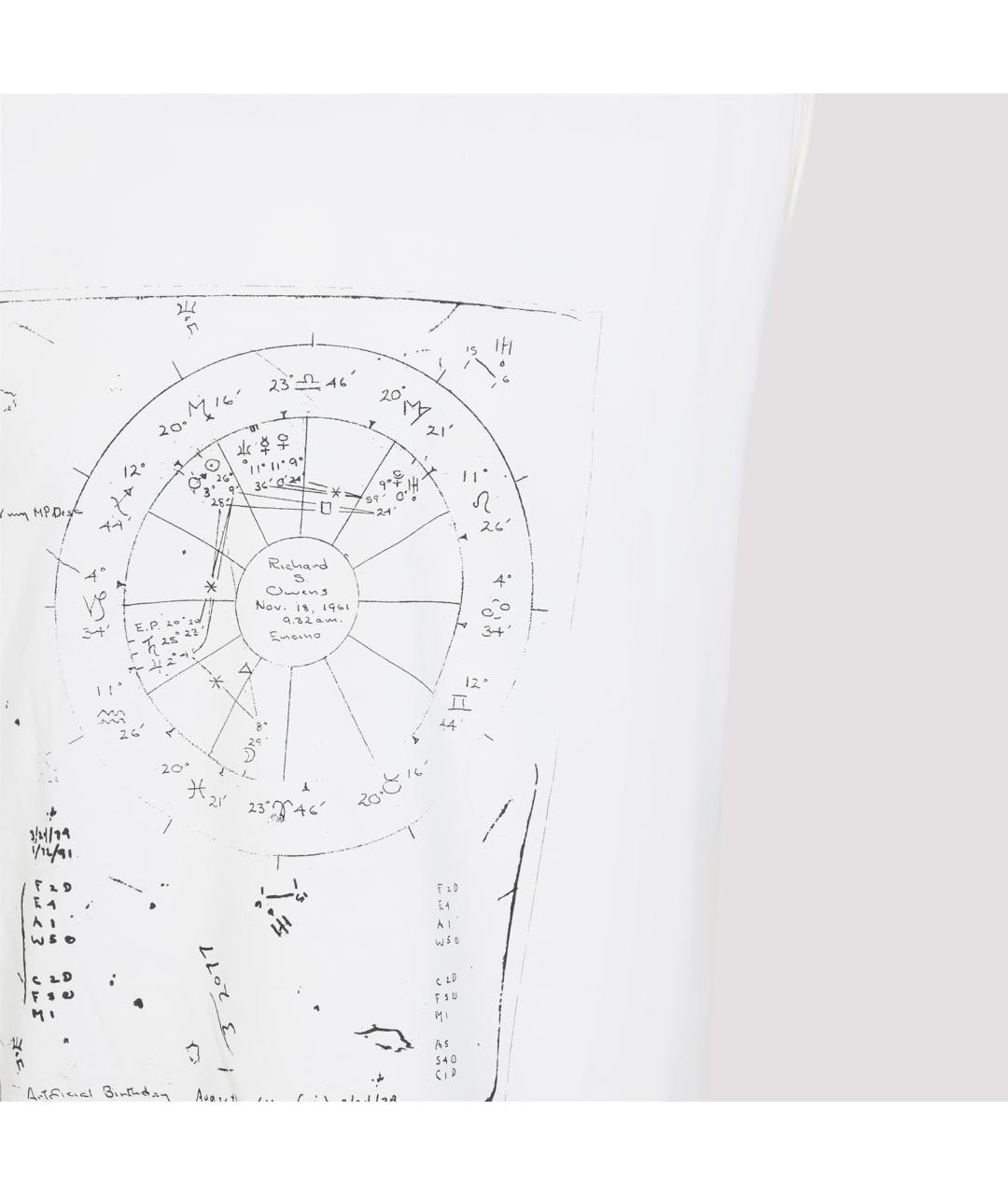 RICK OWENS Белая хлопковая футболка, фото 3