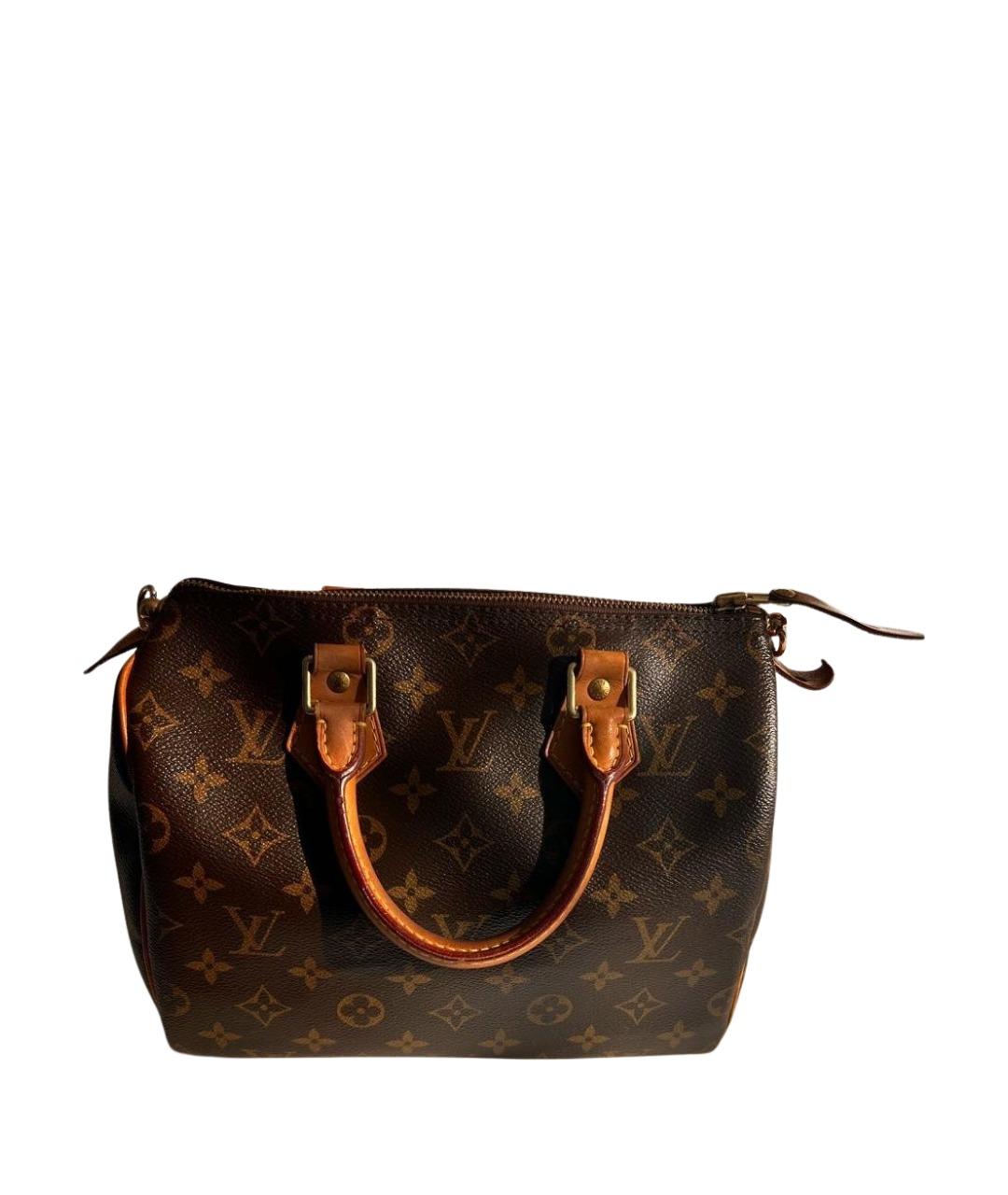 LOUIS VUITTON Коричневая сумка с короткими ручками, фото 1