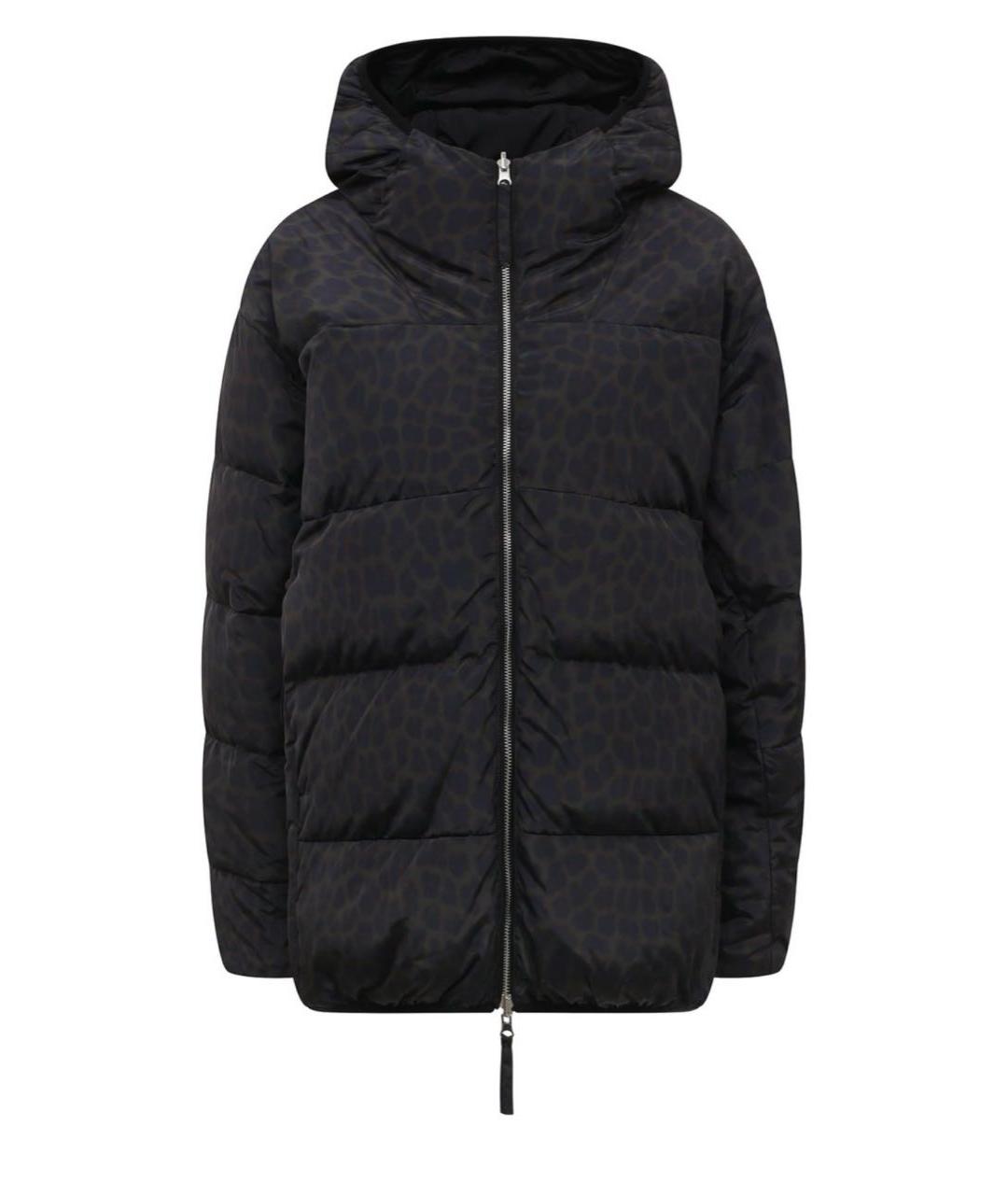 P.A.R.O.S.H. Черный полиэстеровый пуховик, фото 4